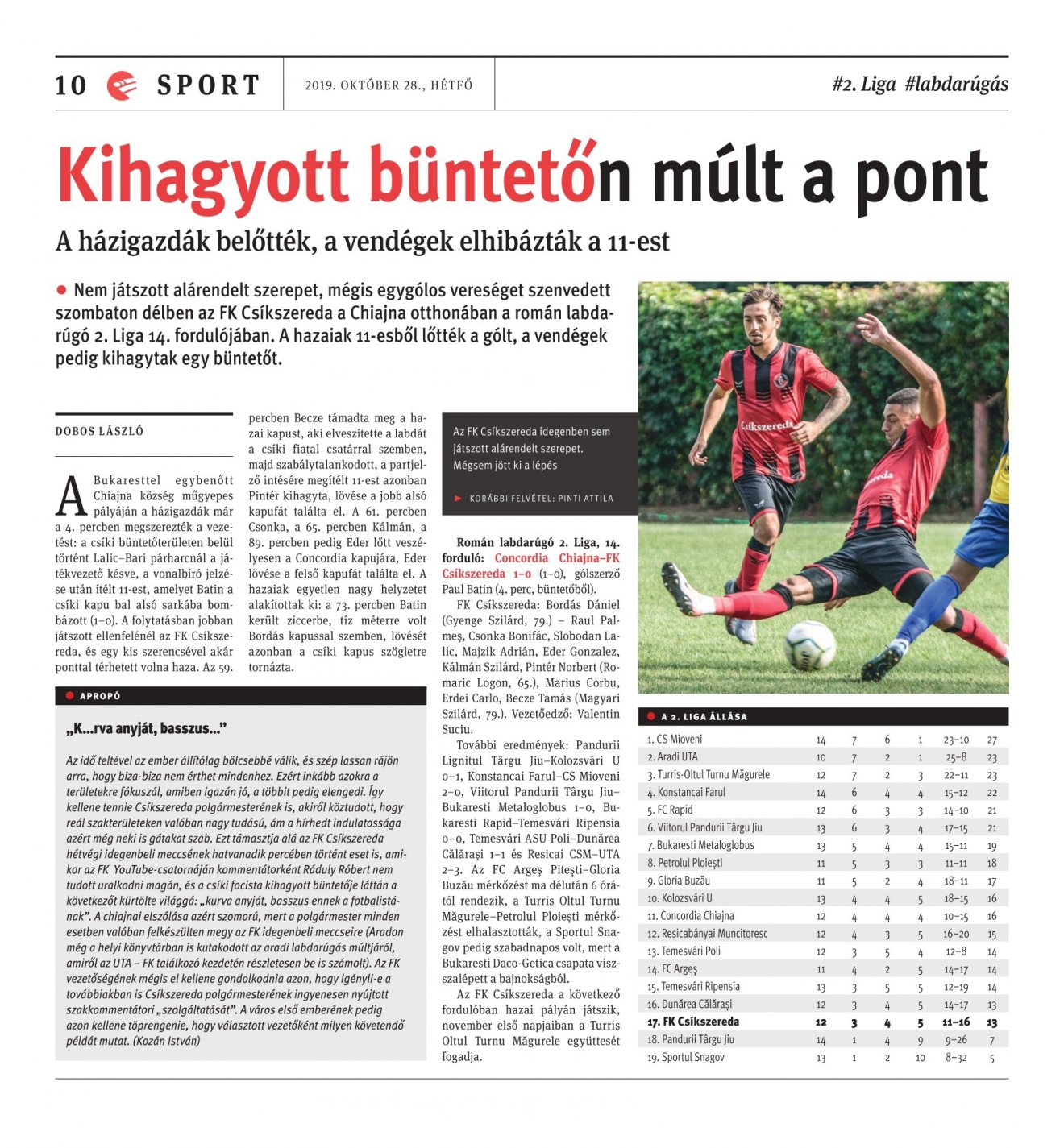 •  Fotó: Székelyhon