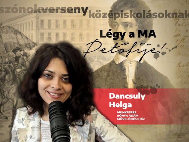 Szónokverseny: Petőfi munkásságának modern bemutatása