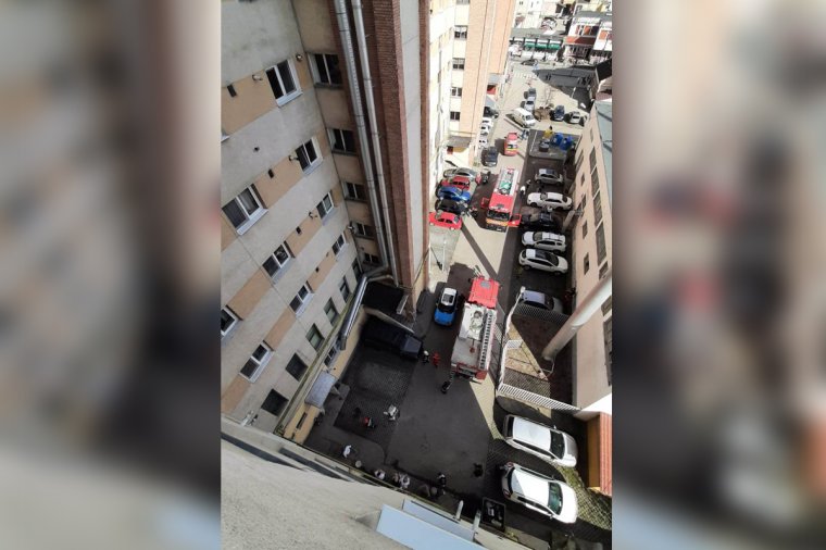 Tűz egy csíkszeredai pizzázónál