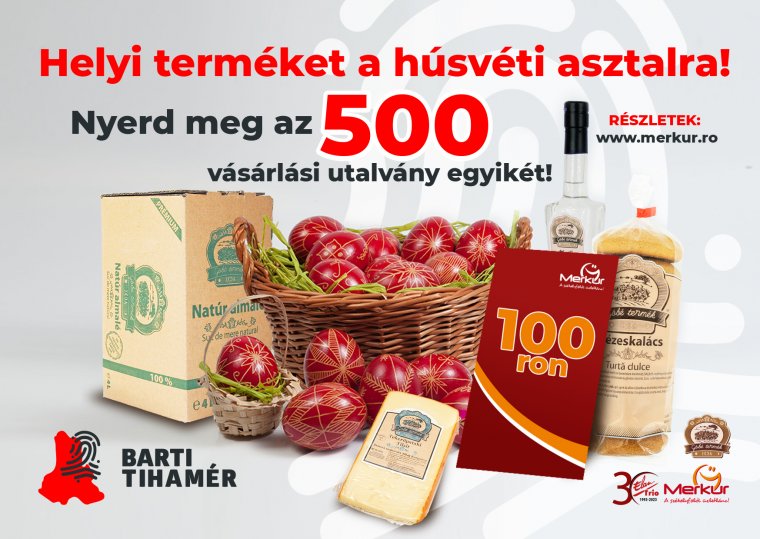 Nem kevesebb mint 500-an nyerhetnek Merkúr-utalványt Hargita megyében