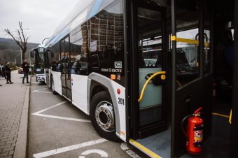 Tesztüzemmódban az elektromos buszok, még nem lehet utazni rajtuk
