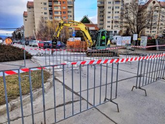 Részleges útlezárás a térfelújítási munkálatok miatt