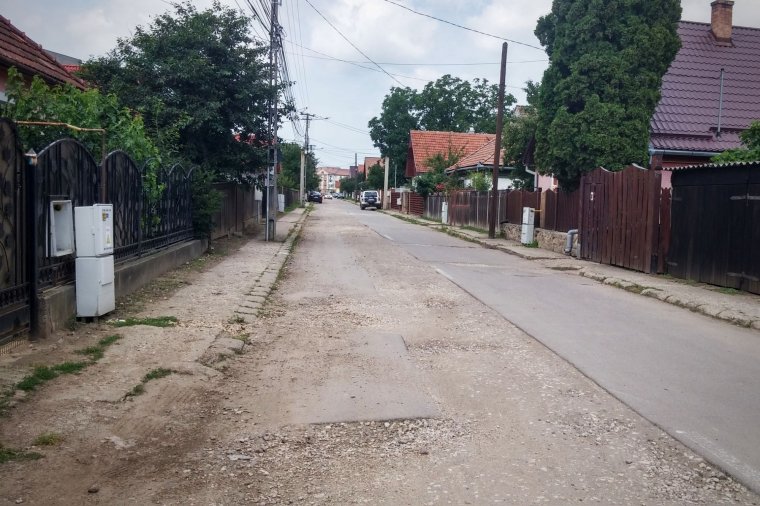 Őszre végeznek a kézdivásárhelyi Eminescu utca felújításával