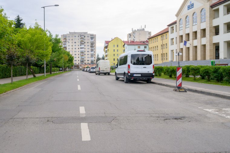 Kezdődik az aszfaltozás a sepsiszentgyörgyi Stadion utcában