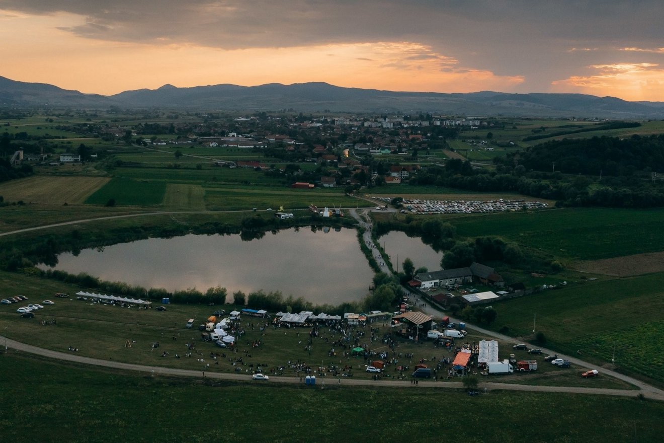 A Barót-napok helyszíne. A felvétel a tavalyi városünnepkor készült •  Fotó: Barót Polgármesteri Hivatala/Facebook