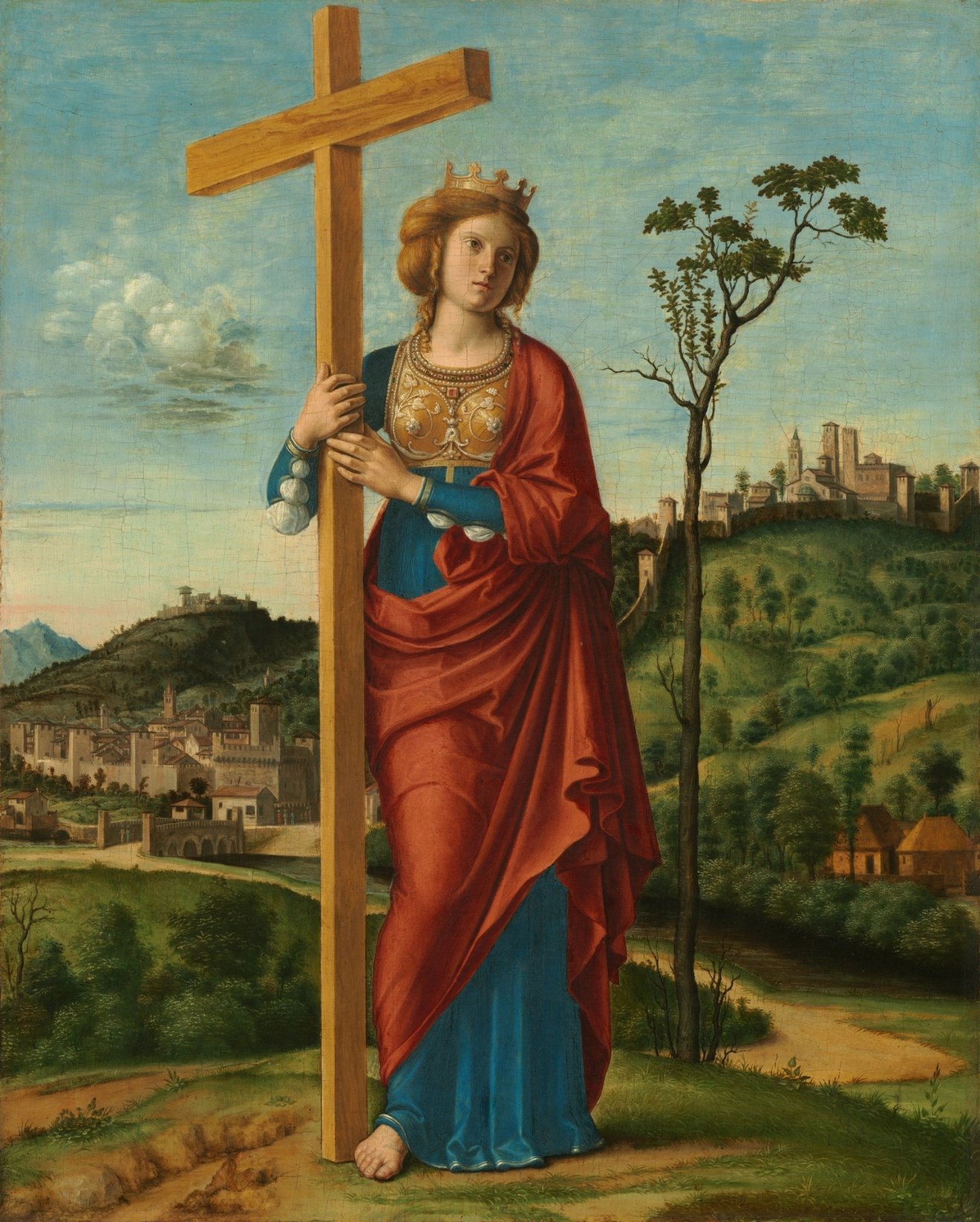 Cima da Conegliano (1459–1518): Konstantinápolyi Szent Ilona •  Fotó: Washingtoni Nemzeti Galéria