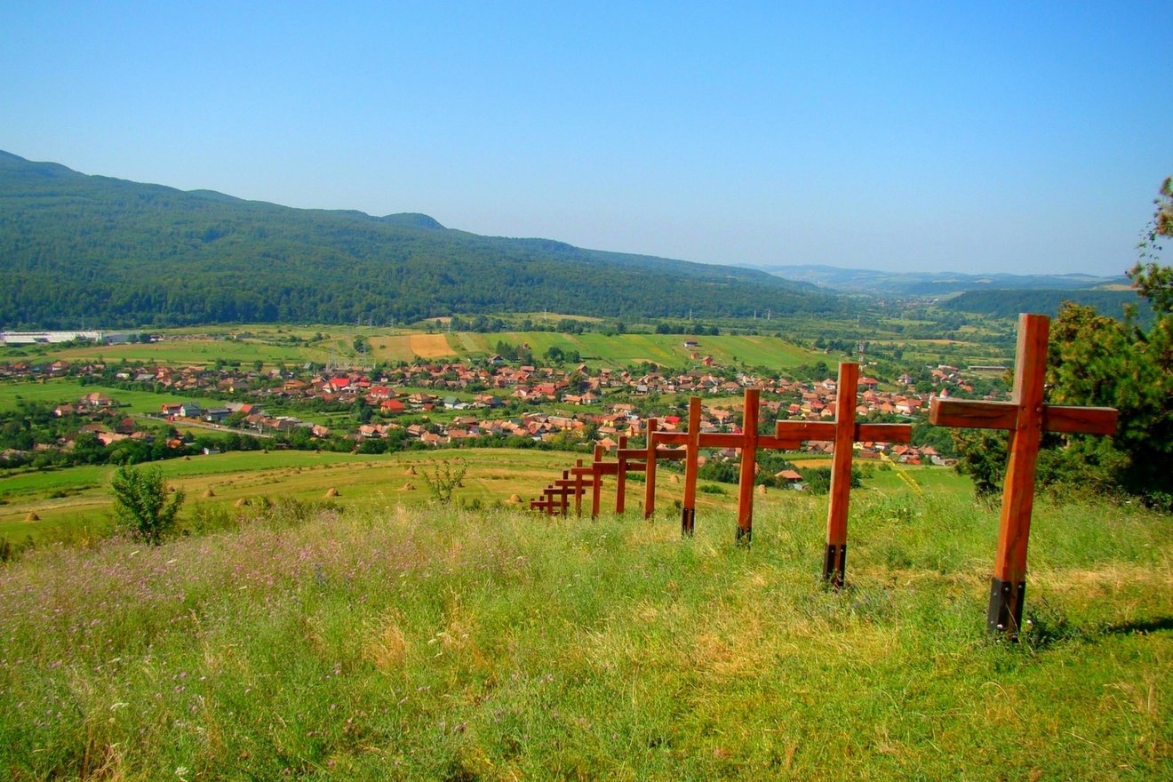 Kilátás a Tyukász-dombi kápolnától •  Fotó: Erőss Miklós/Székely Kalendárium
