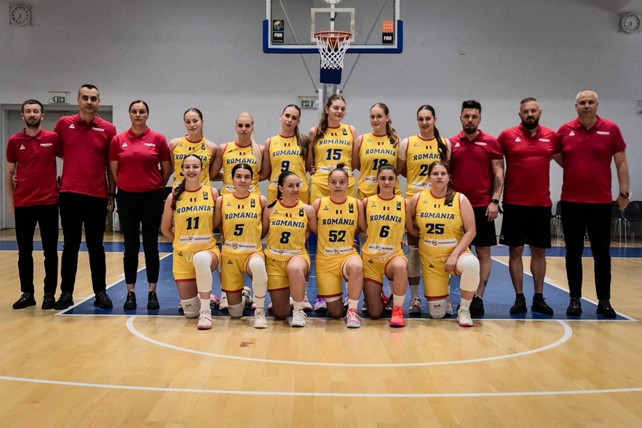 Románia U18-as női válogatottja a szófiai EB-n •  Fotó: fiba.basketball