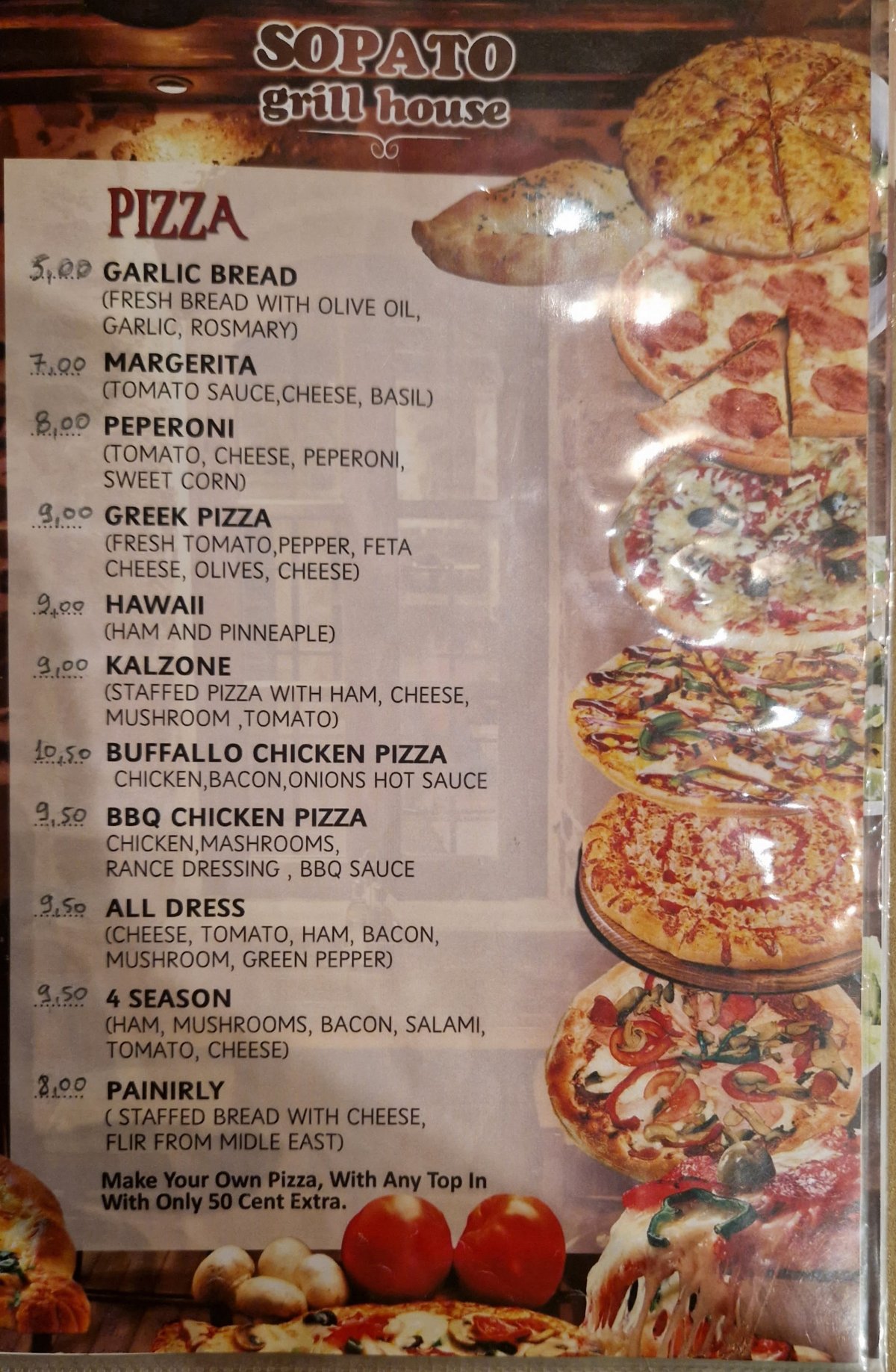Pizzaárak Maliában •  Fotó: Kocsis Károly
