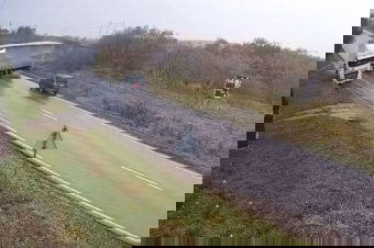 Térfigyelő kamera rögzítette a tragikus balesetet