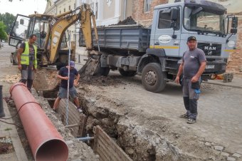 Tanévkezdésre legalább járhatóvá teszik a kézdivásárhelyi Kanta utcát