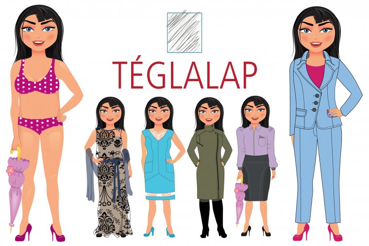 Testalakattípusok: a téglalap üzenete a bátorítás