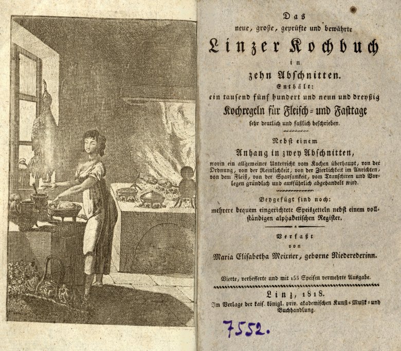 1818-as linzi szakácskönyv •  Fotó: László Lóránt