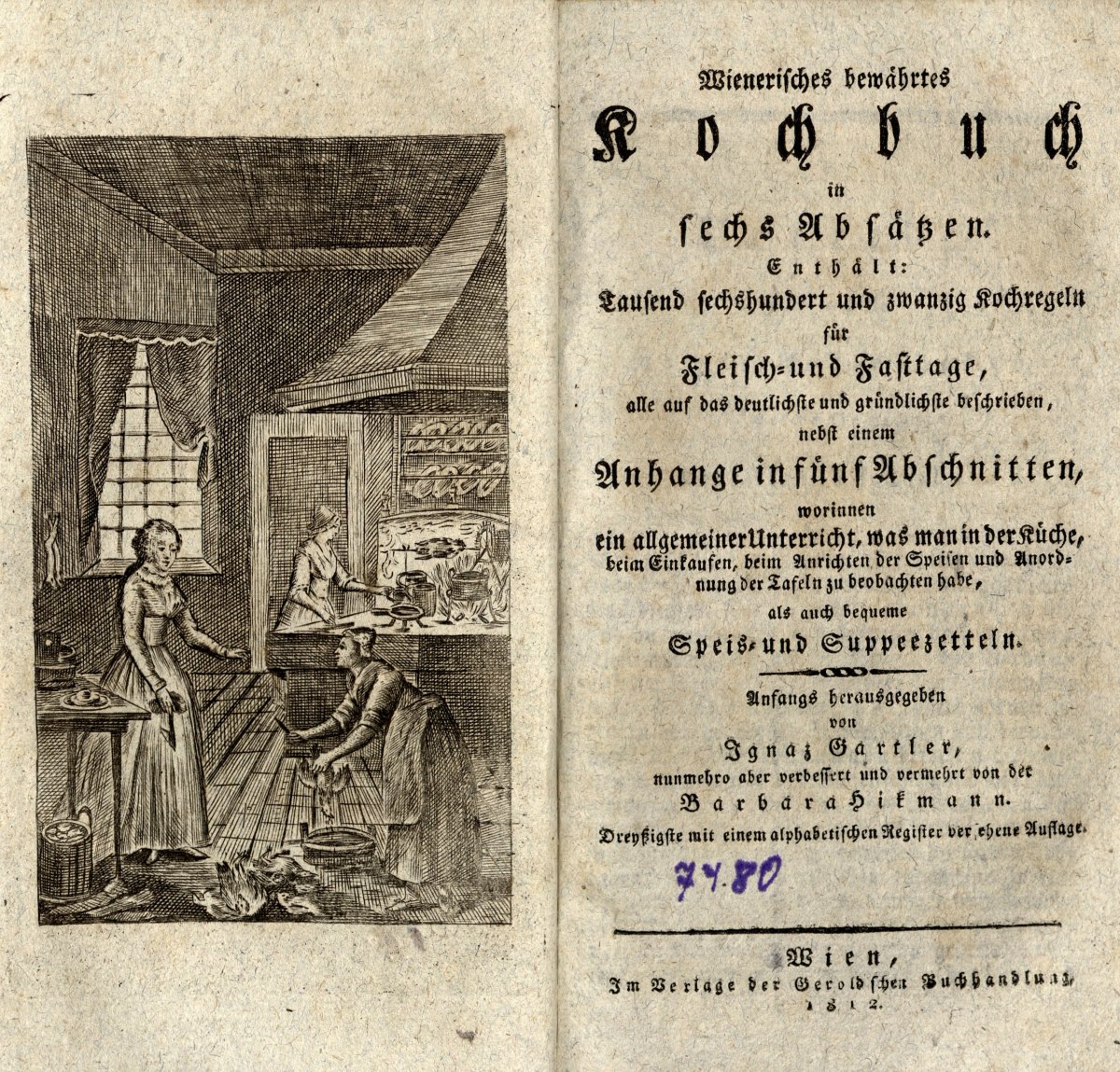 Bécsi szakácskönyv 1812-ből •  Fotó: László Lóránt