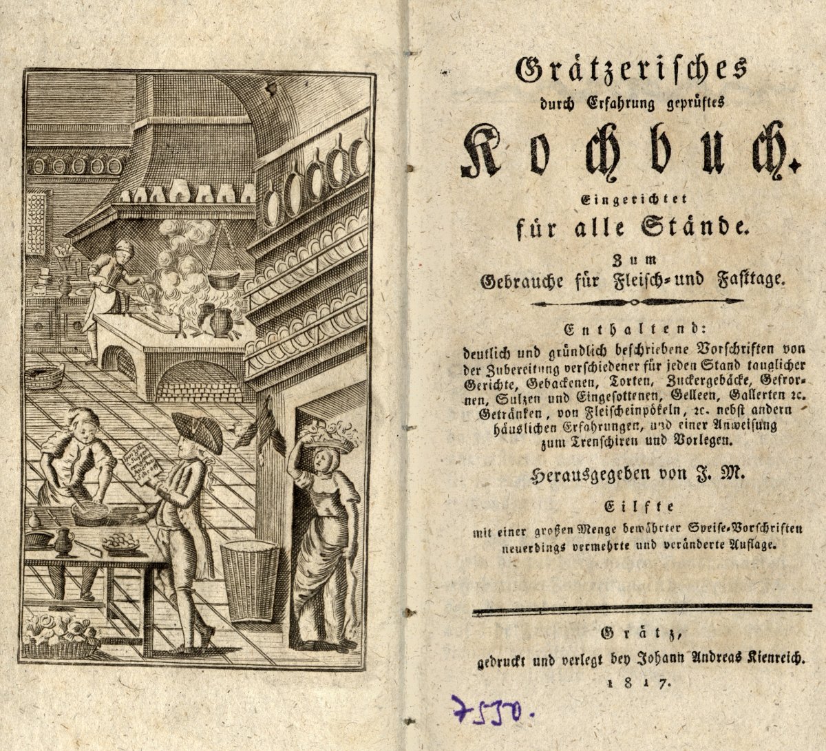 Grazi szakácskönyv 1817-ből •  Fotó: László Lóránt