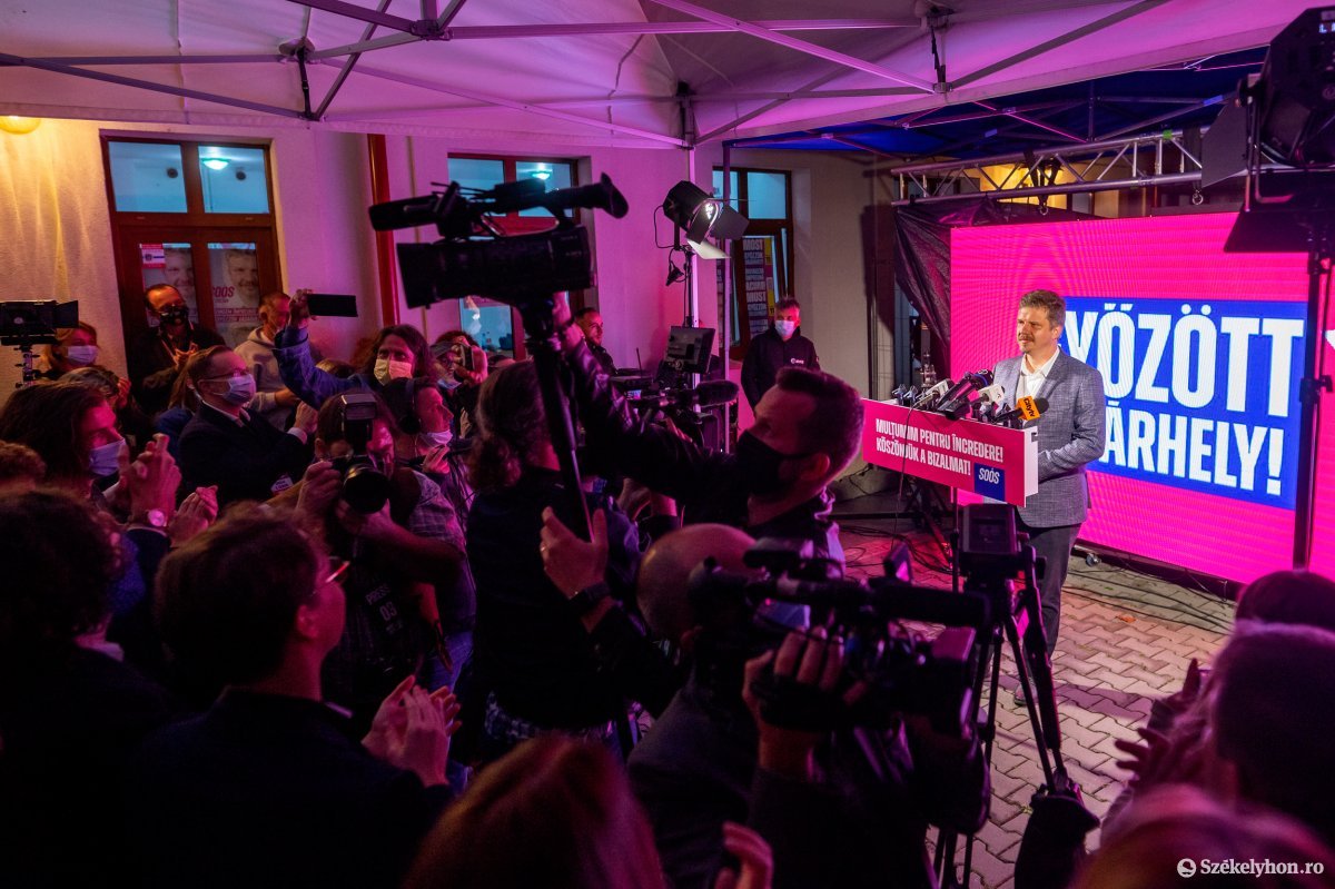 Szeptember 27-én Soós Zoltán megnyerte a marosvásárhelyi polgármester-választást &bullet;  Fotó: Haáz Vince