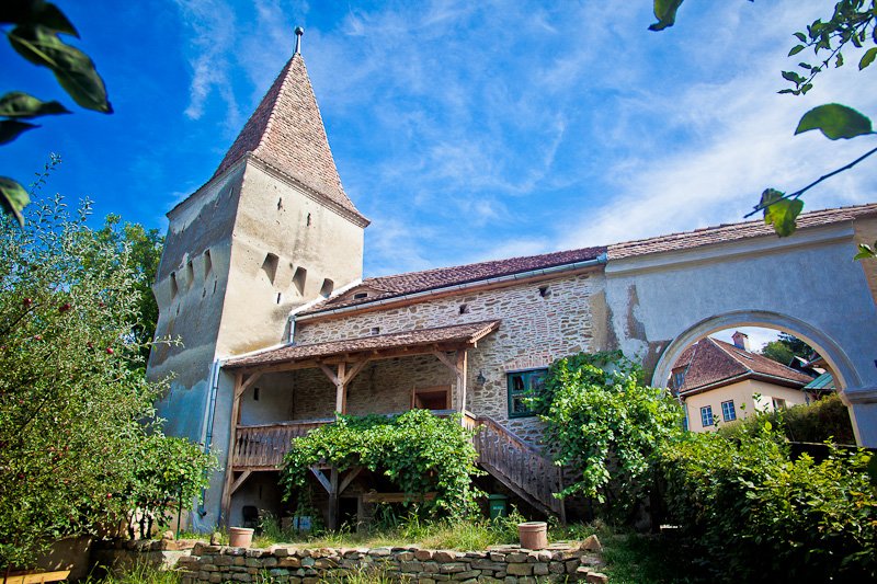 A Szűcsök bástyája, a még álló kilenc védőtorony egyike •  Fotó: https://sighisoara.com.ro