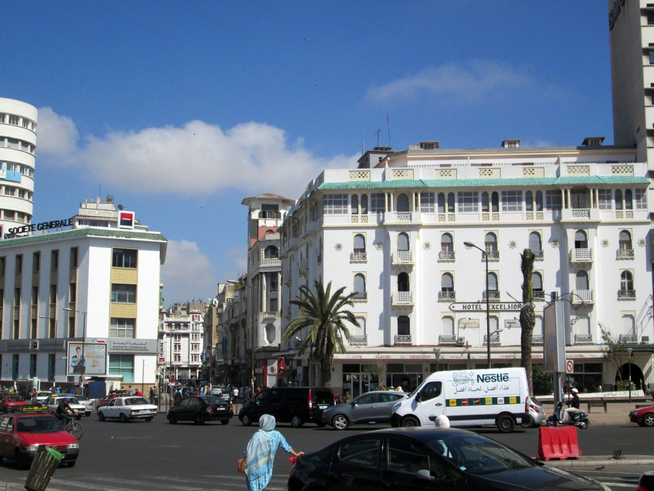 Casablanca épületei a múlt századot, a gyarmatok világát idézik •  Fotó: Tóth Gödri Iringó
