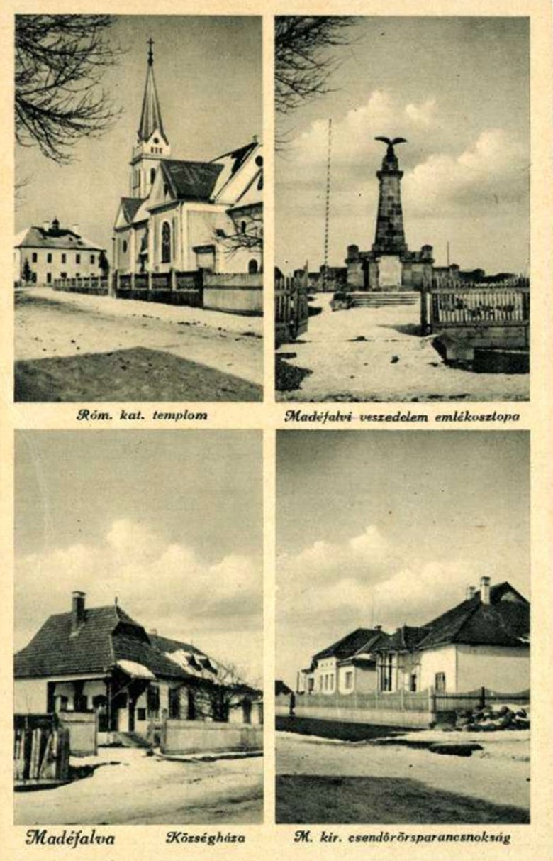 Korabeli képeslapok Madéfalváról •  Fotó: Zempléni Múzeum gyűjteménye