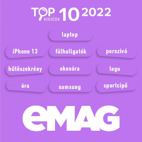2022-ben az emberek nemcsak meglepő dolgokat vásároltak, hanem szokatlan dolgokat is kerestek az eMAG-on (x)