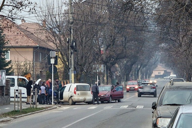 Három autó ütközött össze Székelyudvarhelyen