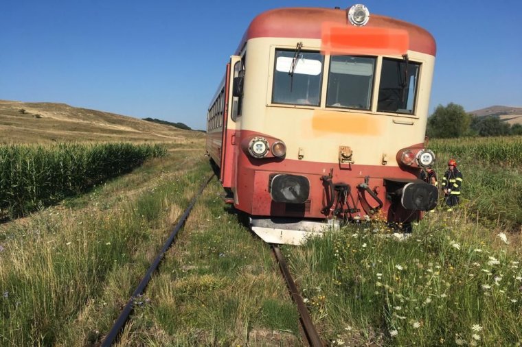 Kisiklott egy vonat egy sínre tévedt tehén miatt