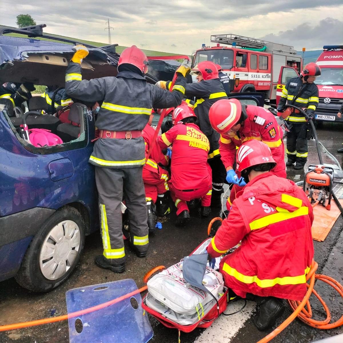 •  Fotó: Maros megyei tűzoltóság