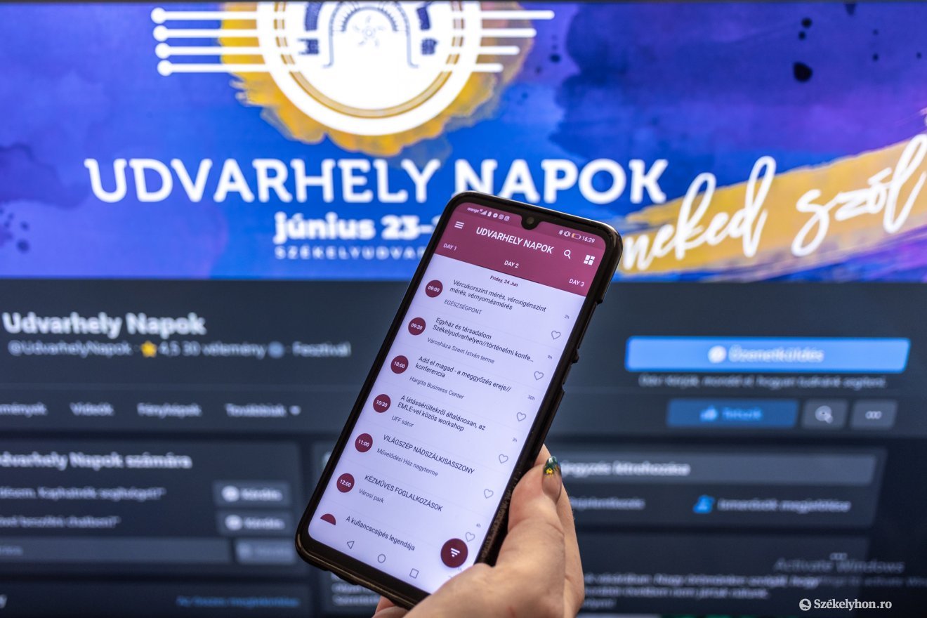 A teljes programkínálatról és a pontos időpontokról a FestivApp nevű, okostelefonra letölthető alkalmazáson lehet tájékozódni •  Fotó: Pinti Attila