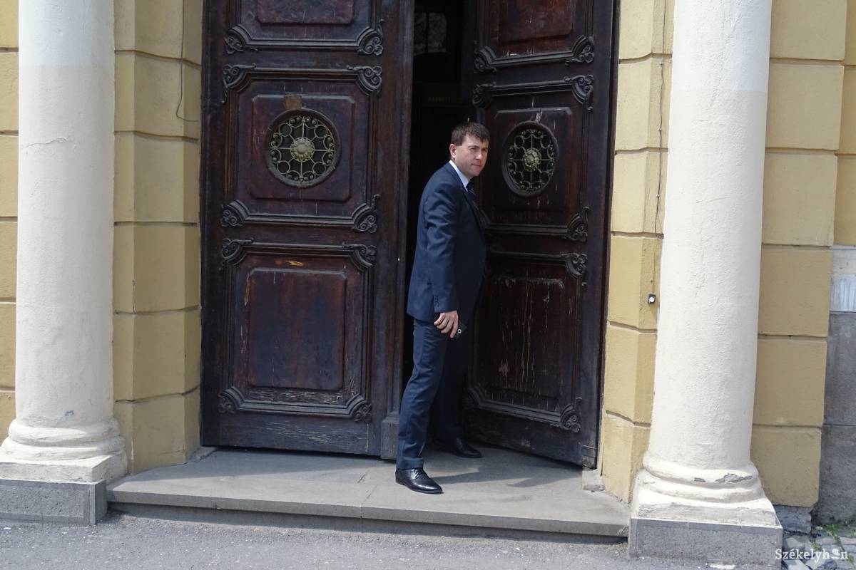 Borboly Csaba tárgyalásra tartva. Archív •  Fotó: Iochom Zsolt