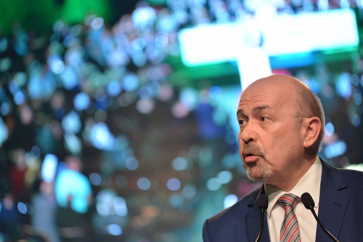 Markó Béla. Visszhangot váltott ki az RMDSZ-kongresszuson tartott beszéde •  Fotó: RMDSZ/Vakarcs Lóránd
