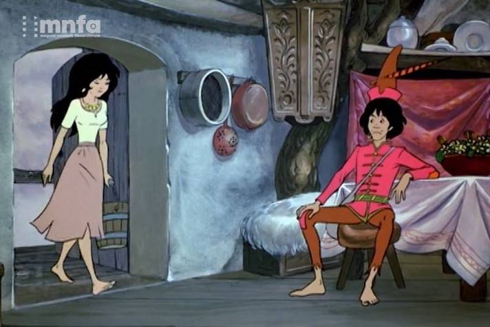 Pillanatkép Dargay Attila rajzfilmjéből, a Szaffiból • Fotó: Magyar Nemzeti Filmarchívum