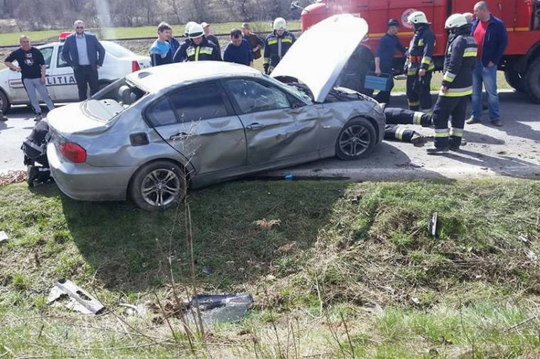 Felborult egy autó Bögözben