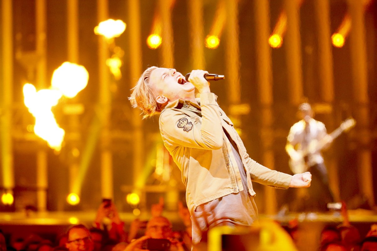 Siklósi Örs, az AWS énekese •  Fotó: Andres Putting/Eurovision.tv