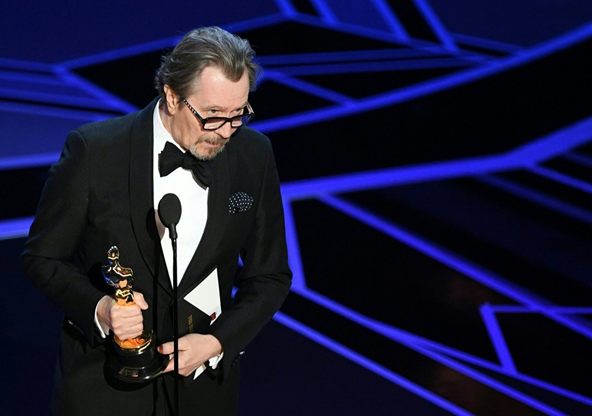 Gary Oldman. Winston Churchill megformálásáért díjazták •  Fotó: Mark Ralston/Getty Images