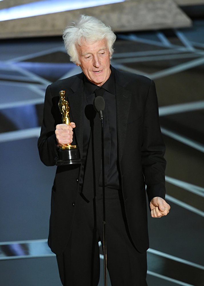 Roger Deakins operatőr. Tizennegyedik jelölése után kapott díjat •  Fotó: Kevin Winter/Getty Images