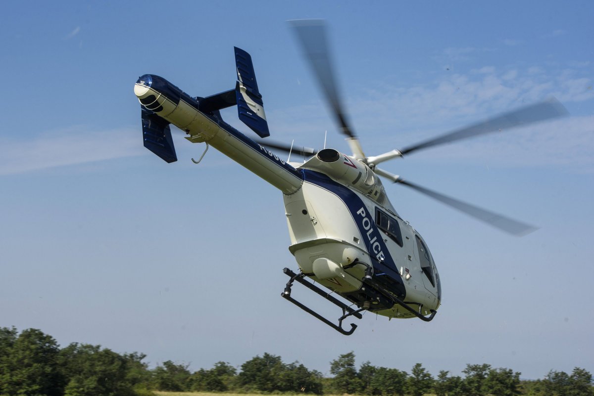 Helikopterrel is keresték a szökevényt, végül egy erdős részen fogták el. Képünk illusztráció •  Fotó: Komka Péter/MTI