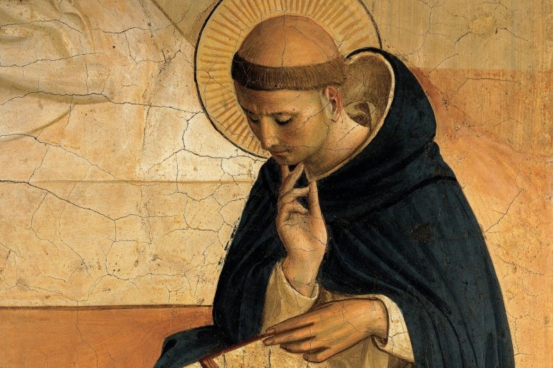 Szent Domonkos, Fra Angelico festményén. Forrás: Magyar Kurír 