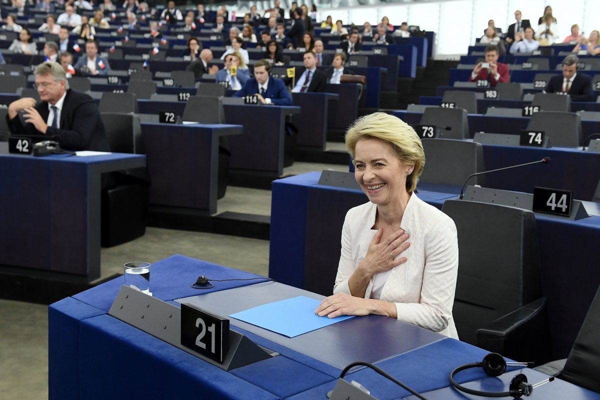 Ursula von der Leyen, az Európai Bizottság frissen megválasztott elnöke • Fotó: MTI/Koszticsák Szilárd