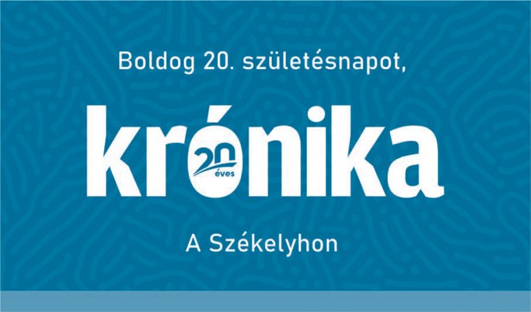 Boldog születésnapot! – Húszéves a Krónika napilap
