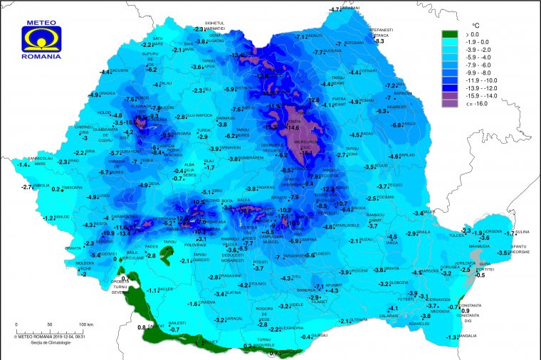 Lehűlt az idő, megint Csíkszeredában volt a leghidegebb