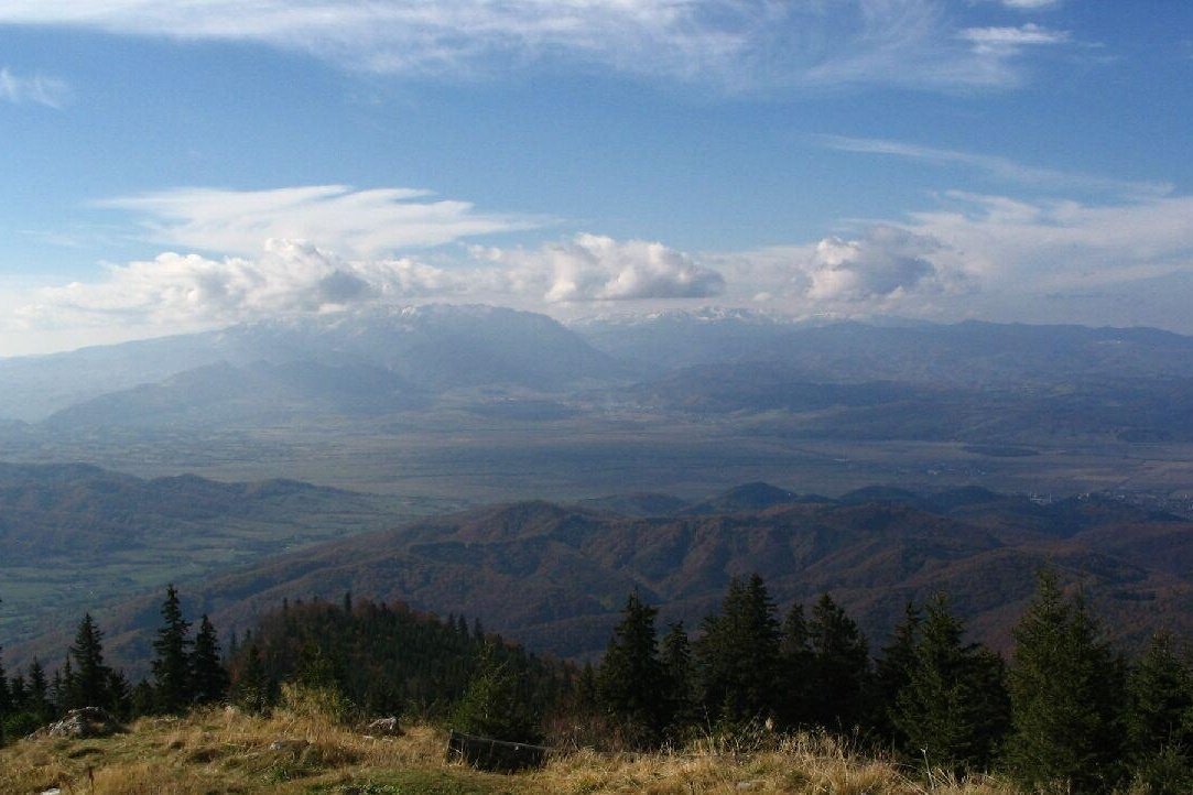 A Királykő-hegység madártávlatból. Tragédia helyszíne lett •  Fotó: Wikipédia