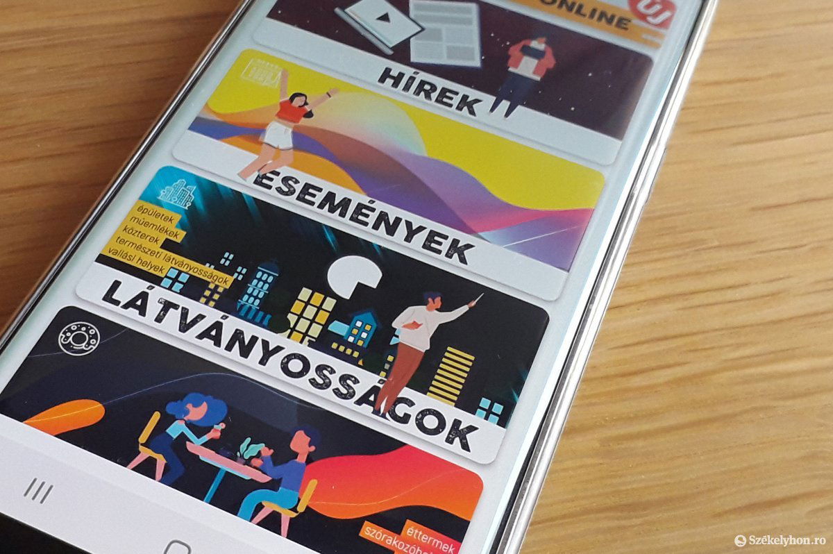 Letölthető, használható a SzeredApp •  Fotó: Székelyhon