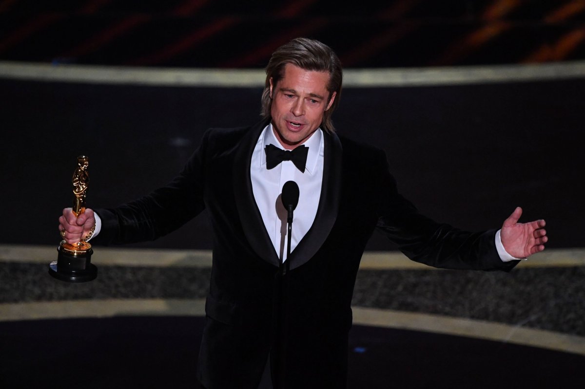 Brad Pitt megkapta élete első színészi oscarját •  Fotó: Getty Images/Oscars