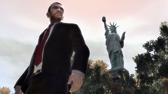 A GTA negyedik része az amerikai álom hajszolásáról szól, megmutatva az irigyelt nyugati világ árnyoldalát • Forrás: Grand Theft Auto 