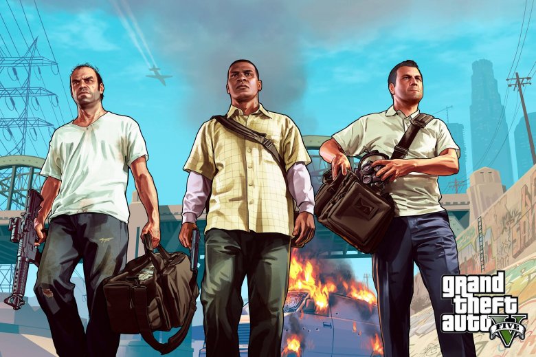 A sorozat ötödik, eddig utolsó része új távlatokat nyitott a videójátékok történetében • Forrás: Grand Theft Auto 