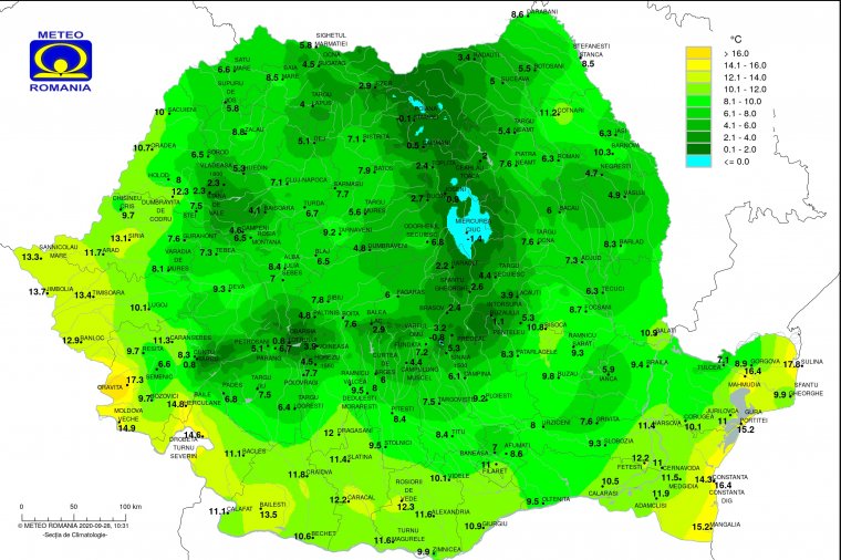 Fagypont alatt volt a hőmérséklet Csíkszeredában a választások másnapján