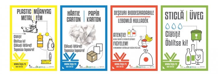 Külön gyűjtik Sepsiszentgyörgyön a műanyag- és a papírhulladékot