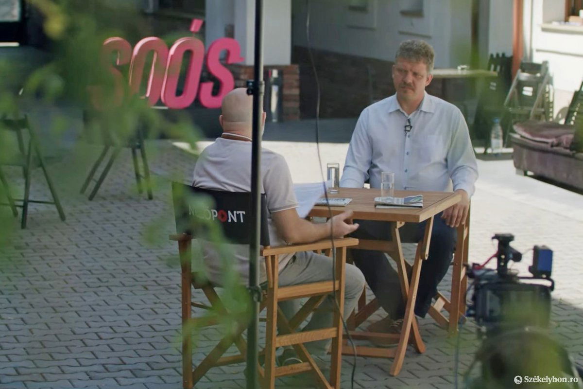 Soós Zoltán: azért is vállaltam ezt a küzdelmet, hogy a gyerekeimnek ne kelljen elvándorolniuk •  Fotó: Székelyhon Tv