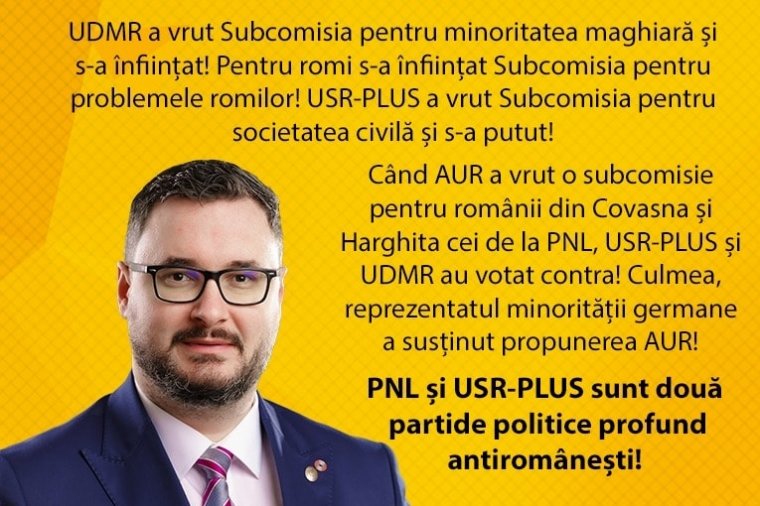 Elbukott a Dan Tanasă által elnökölt, székelyföldi románok ügyét vizsgáló parlamenti albizottság létrehozása