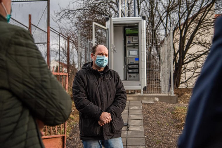 Levegőminőséget mérő állomást helyeztek üzembe Csíkszeredában
